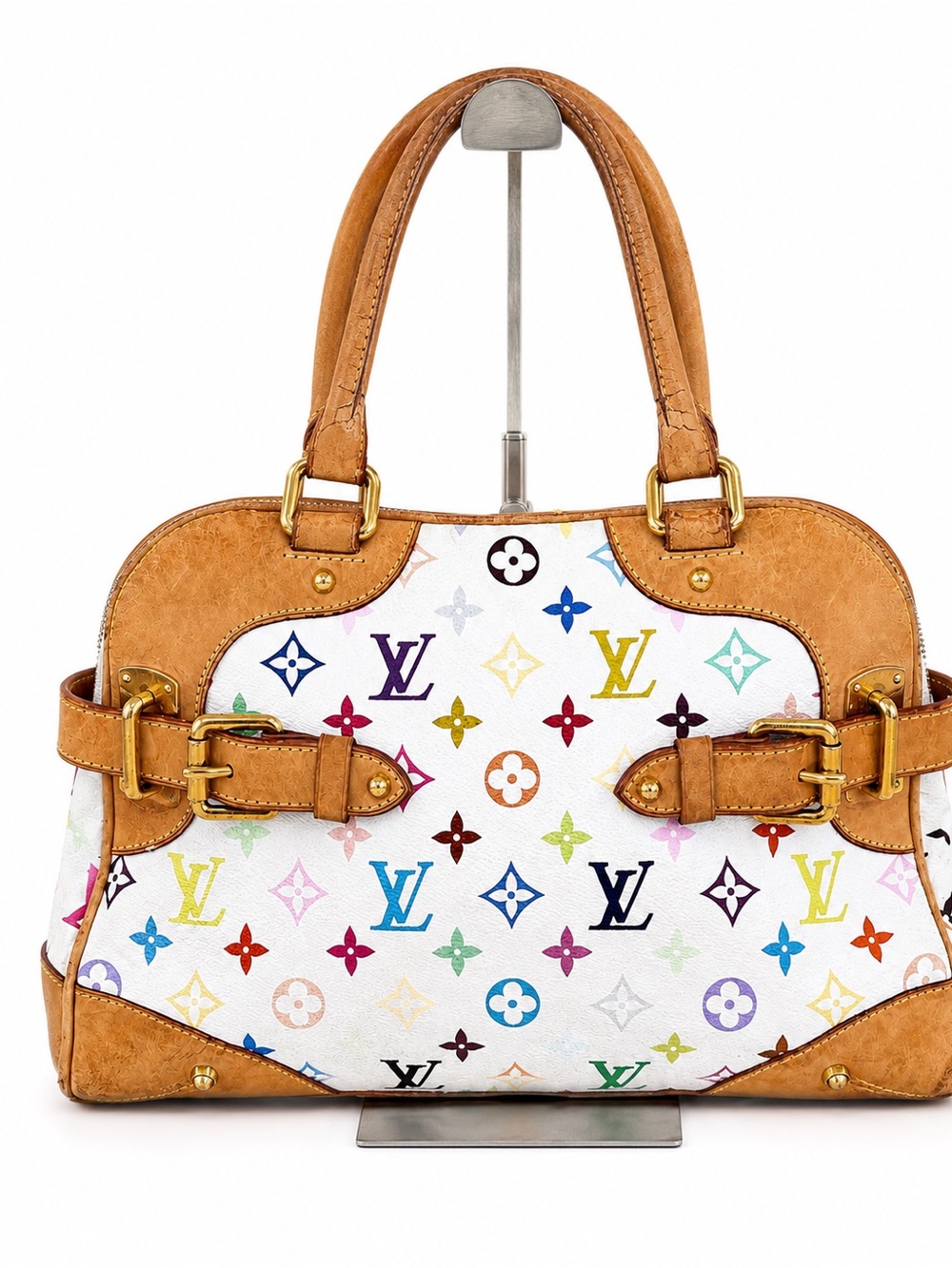 100% Authentic Louis Vuitton Multicolor Monogram Murakami Claudia Vintage